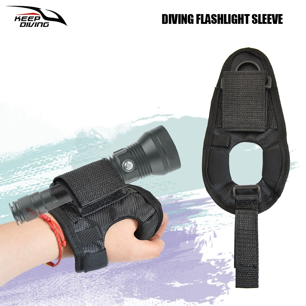 Underwater Flashlight - Scuba Handschuhe Tauchen LED Taschenlampe Halter
