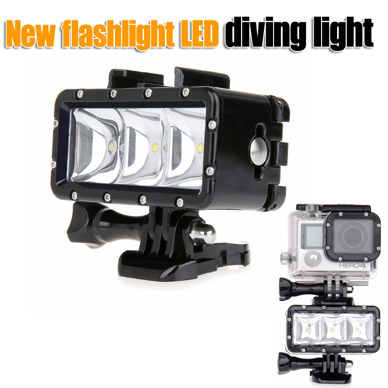 Underwater Flashlight - Neues Go Pro wasserdichtes LED-Blitz-Videolicht, Unterwasser-Tauchlicht