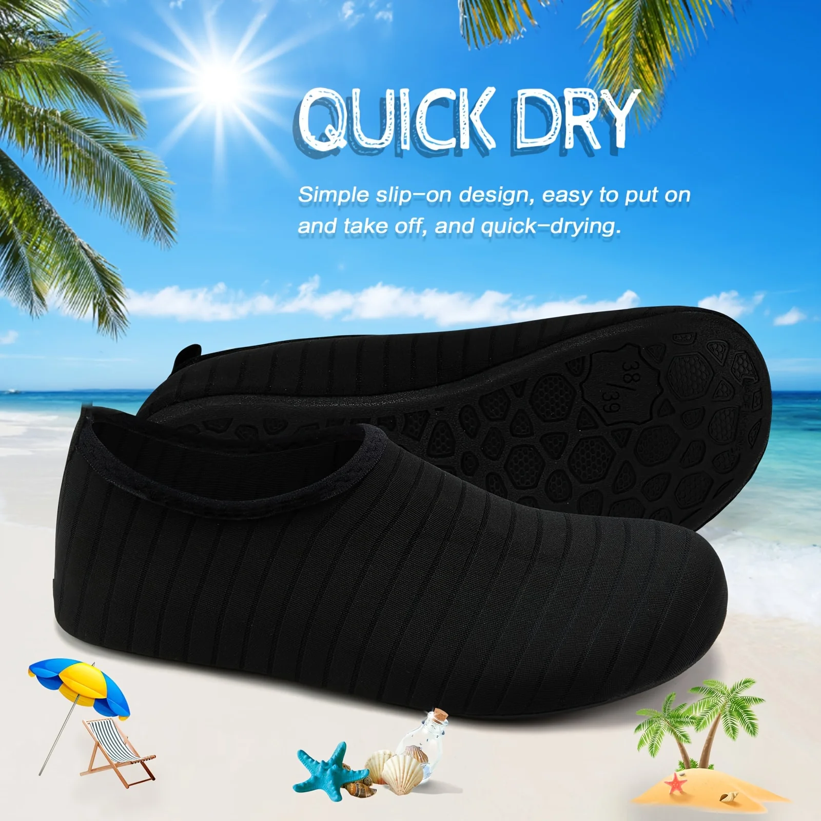 1 Paar Wasserschuhe für Damen  – Aquatic Sports Shoes Bewertung und Preis