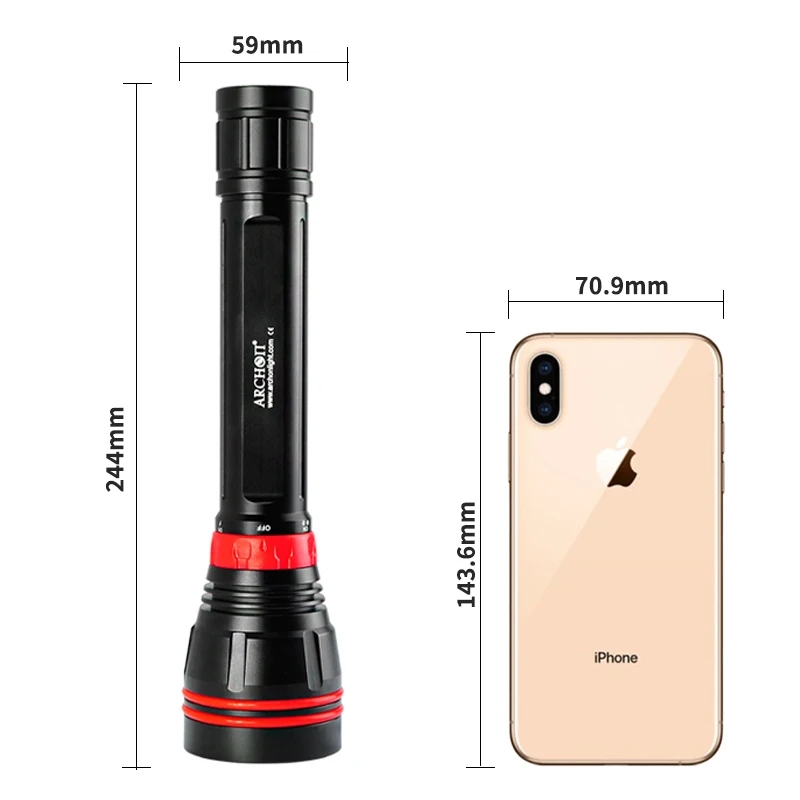 4000LM 4-LED 100M Wasserdichte – Underwater Flashlight Bewertung und Preis